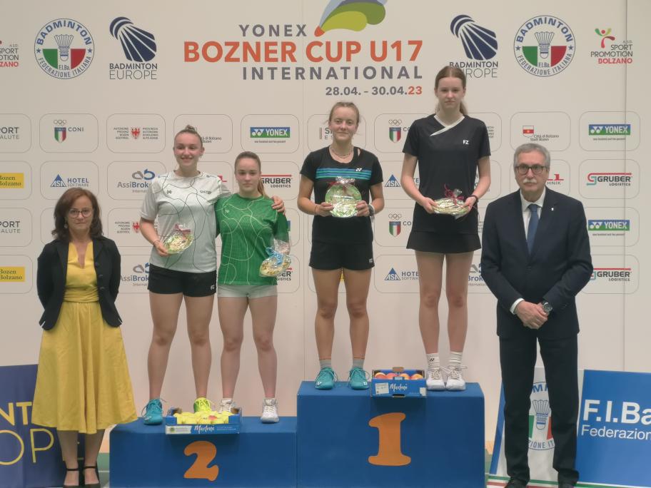 Yonex Bozner Cup U17 võistlustel paarismängu kuldmedal Marija Paskotšile 